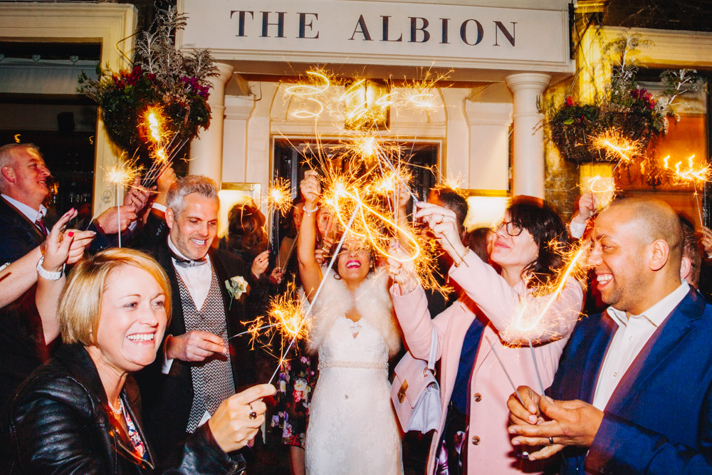 The Albion Islington wedding photographer