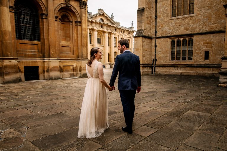 Walking away from The Bodleian library