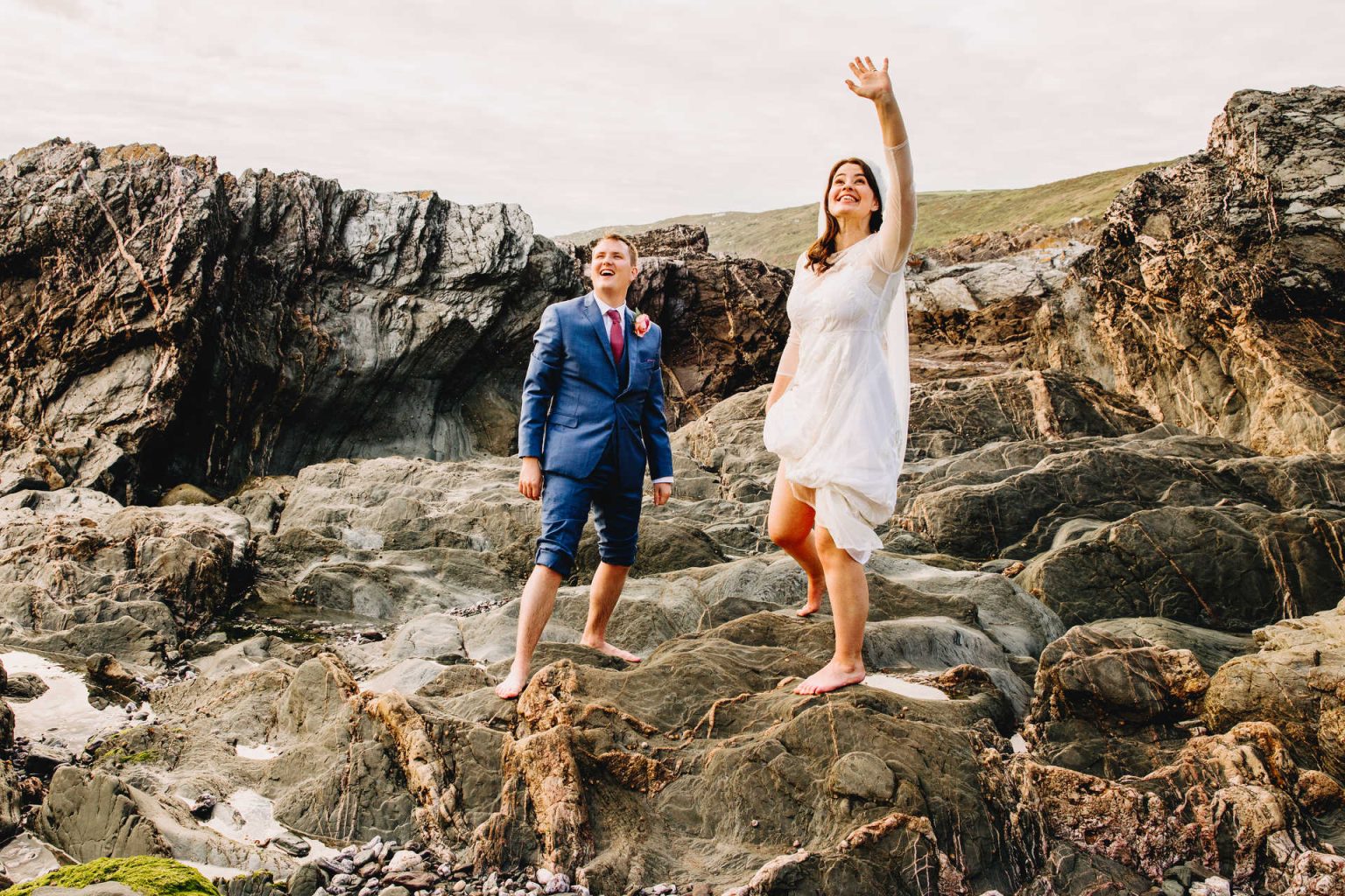 Lucy Judson Photography, Cornwall wedding photographer, Polhawn Fort Wedding Photographer